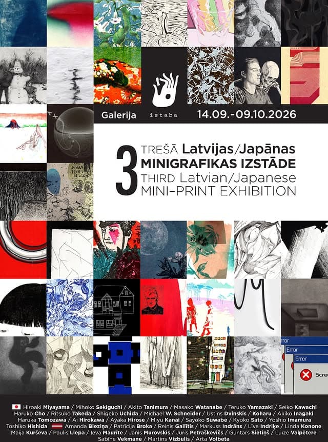 TREŠĀ Latvijas/Japānas minigrafikas izstāde