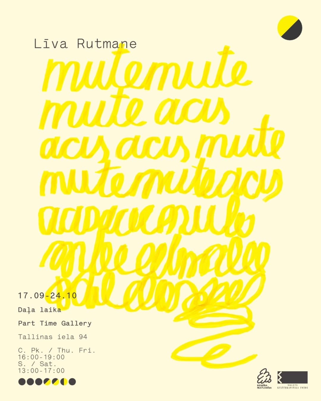 Mute, mute, mute, acis, acis, acis